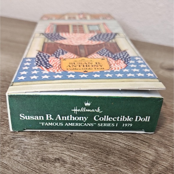 Vintage Hallmark Susan B. Anthony Cloth Doll 1979 Famous‎ Americans Series 1 Box - Picture 12 of 13